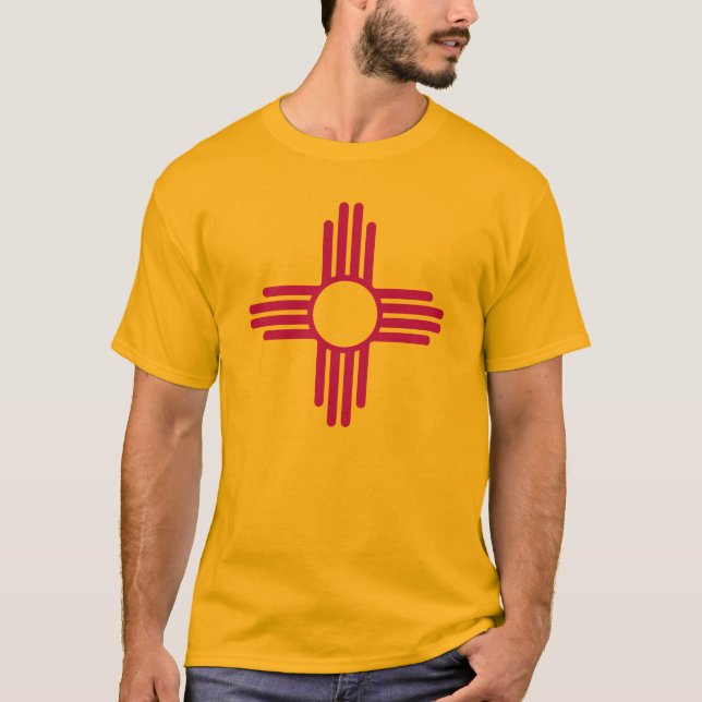 T-shirt Drapeau d'état du Nouveau Mexique (Devant)