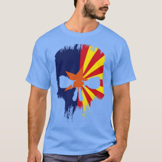T-shirt Drapeau d'état Retro Grunge Arizona