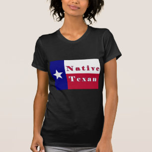 T-shirt Drapeau d'étoile solitaire texane