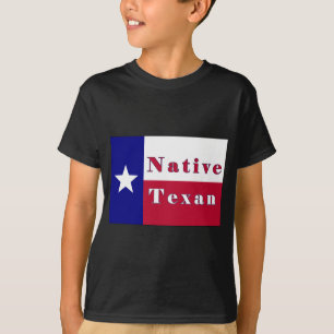 T-shirt Drapeau d'étoile solitaire texane
