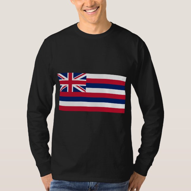 T-shirt Drapeau d'Hawaï (État des États-Unis) (Devant)