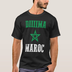 T-shirt Drapeau Dima Maroc Maroc Pride