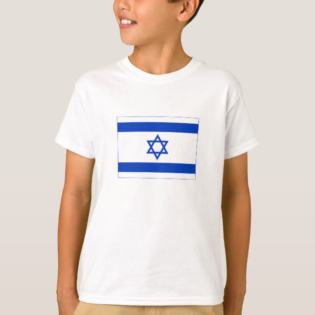 T-shirt Drapeau d'Israël (Devant)