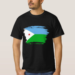 T-shirt Drapeau Djibouti