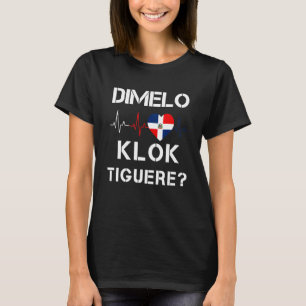 T-shirt Drapeau Dominicain Rd République Dominicaine Heart