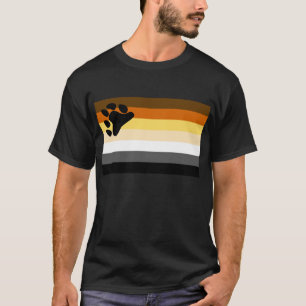 T-shirt Drapeau d'ours et de gay pride de la Communauté