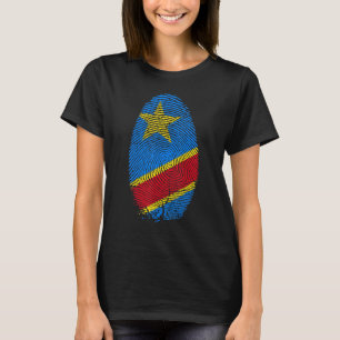 T-shirt Drapeau Drapeau de la République Démocratique du C