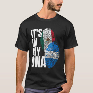 T-shirt Drapeau Drapeau Mexicain Et Honduras Mélange Drape
