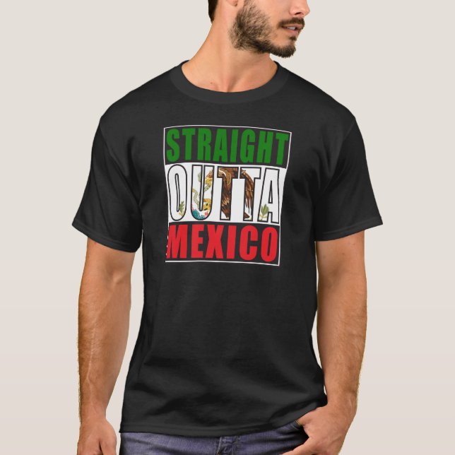 T-shirt Drapeau droit d'Outta Mexique (Devant)