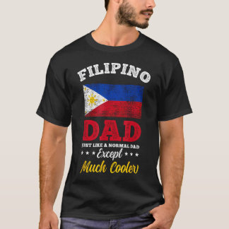 T-shirt Drapeau drôle des Philippines Fête des Pères Phili