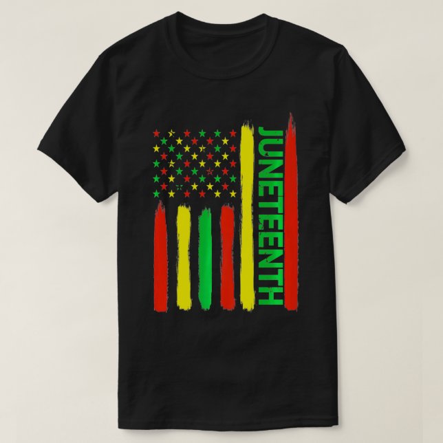 T-shirt Drapeau du 18e anniversaire de la Journée de l'his (Design devant)