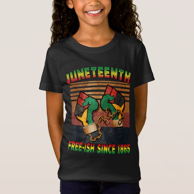 T-Shirt Drapeau du 18ème siècle, libre depuis 1865 Histoir (Devant)