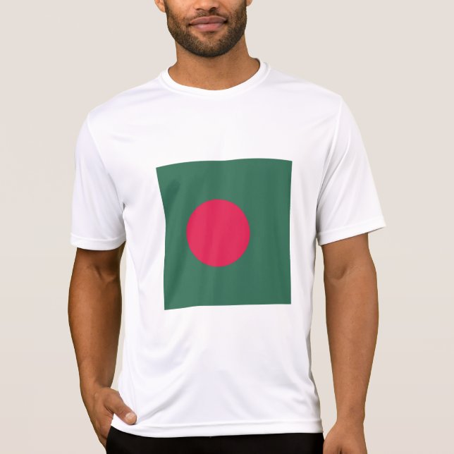T-shirt Drapeau du Bangladesh (Devant)