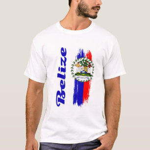 T-shirt Drapeau du Belize