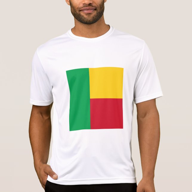 T-shirt Drapeau du Bénin (Devant)