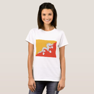T-shirt Drapeau du Bhoutan