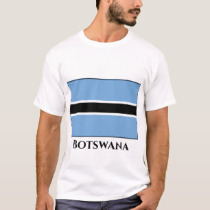 T-shirt Drapeau du Botswana