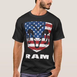 T-shirt Drapeau du bouclier des camionnettes avant
