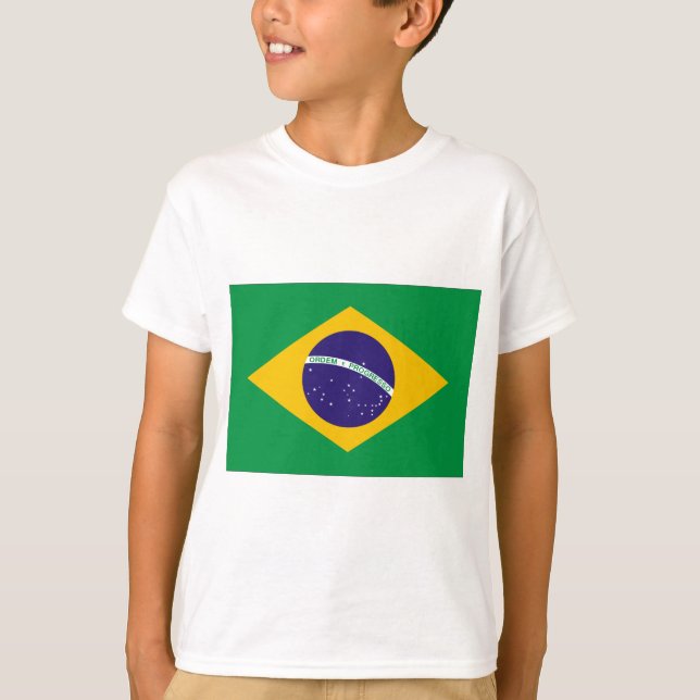 T-shirt Drapeau du Brésil (Devant)