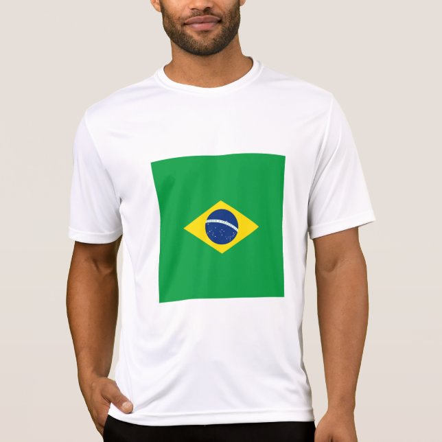 T-shirt Drapeau du Brésil (Devant)