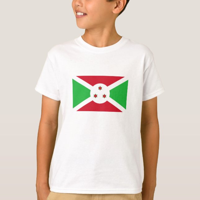 T-shirt Drapeau du Burundi patriotique (Devant)