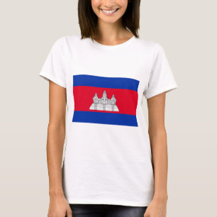 T-shirt Drapeau du Cambodge