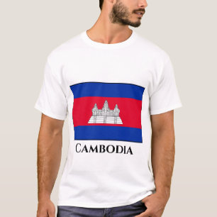 T-shirt Drapeau du Cambodge