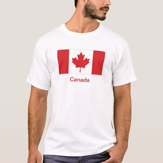 T-shirt Drapeau du Canada (Devant)