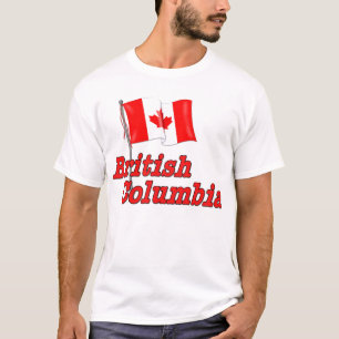 T-shirt Drapeau du Canada - Colombie-Britannique