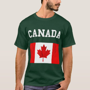 T-shirt Drapeau du Canada Drapeau canadien Racines de l'ér