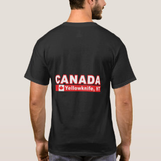 T-shirt Drapeau Du Canada Et Territoires Du Nord-Ouest Vil