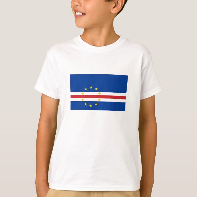 T-shirt Drapeau du Cap-Vert (Devant)