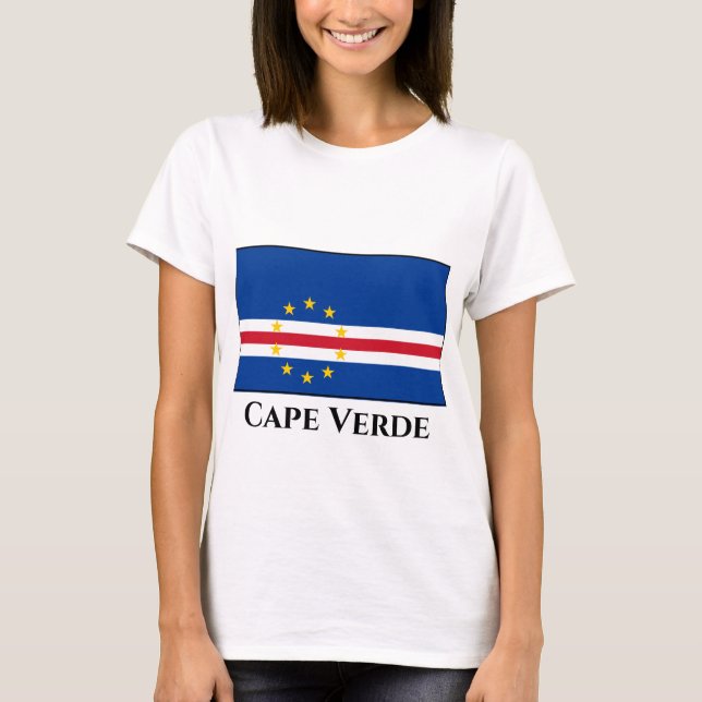 T-shirt Drapeau du Cap-Vert (Devant)