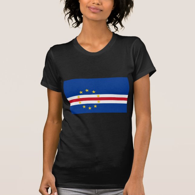 T-shirt Drapeau du Cap-Vert (Devant)
