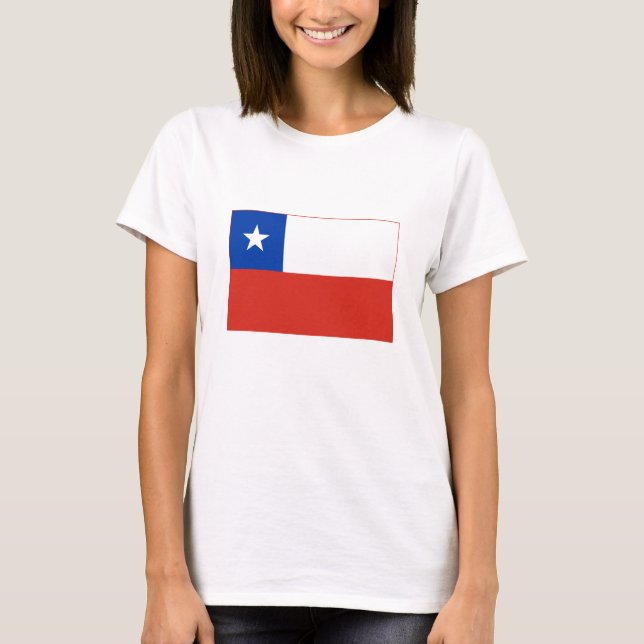 T-shirt Drapeau du Chili (Devant)
