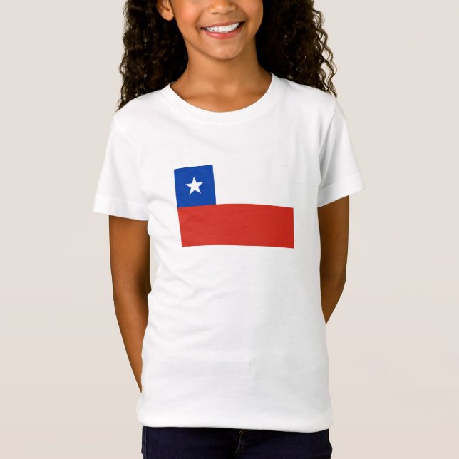 T-Shirt Drapeau du Chili (Devant)