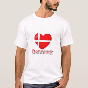 T-shirt Drapeau du Danemark