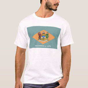 T-shirt Drapeau du Delaware