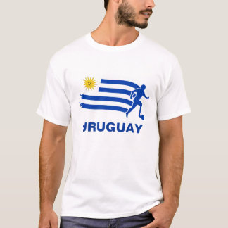 T-shirt Drapeau du football de l'Uruguay