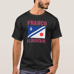 T-shirt Drapeau du Franco-Albertain