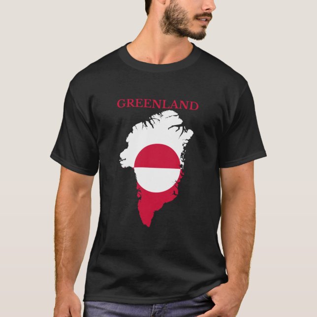 T-shirt Drapeau du Groenland Classic (Devant)