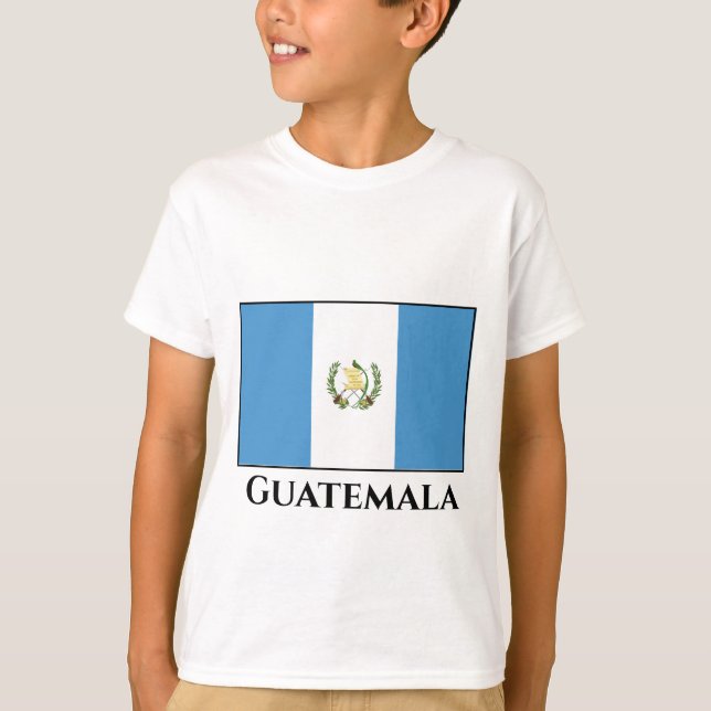 T-shirt Drapeau du Guatemala (Devant)