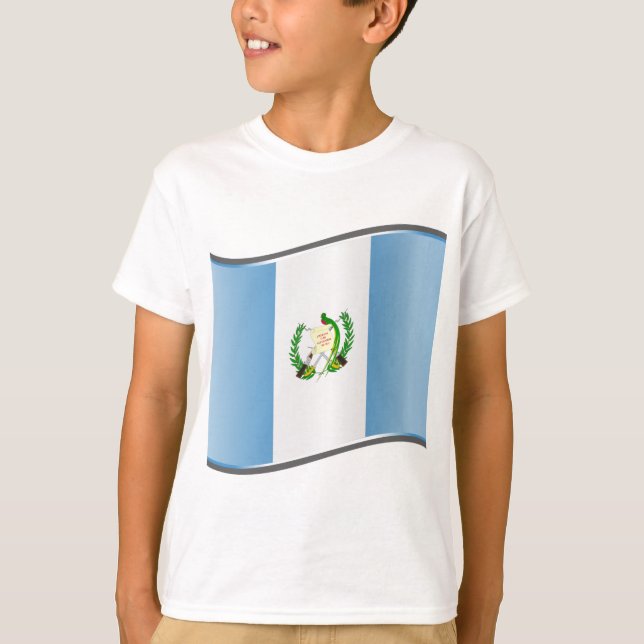 T-shirt Drapeau du Guatemala (Devant)