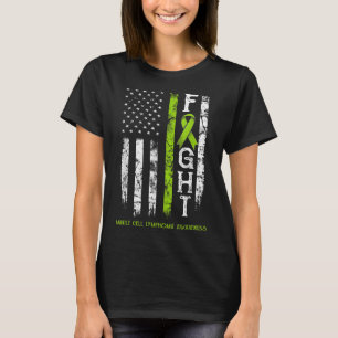 T-shirt Drapeau du guerrier de Lymphome Mantle Cell