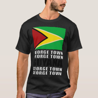 T-shirt Drapeau du Guyana