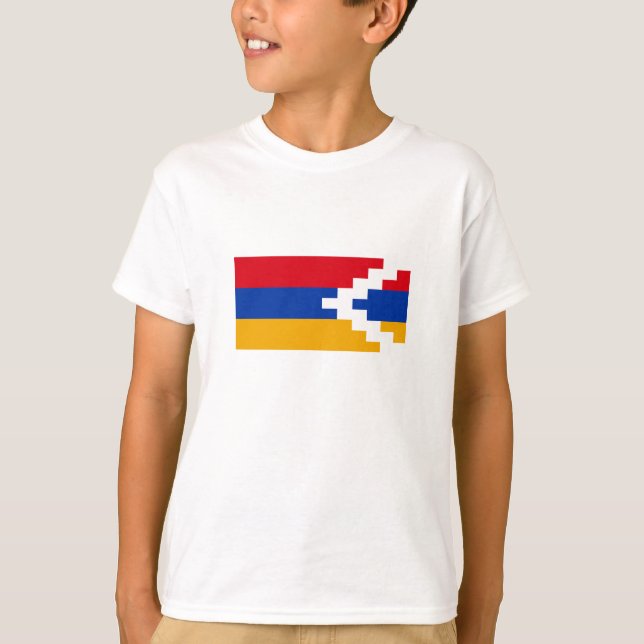 T-shirt Drapeau du Haut-Karabakh (Devant)