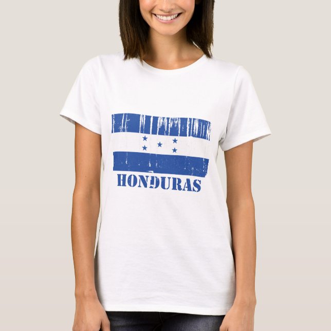 T-shirt Drapeau du Honduras (Devant)