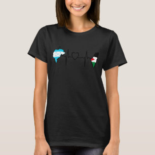 T-shirt Drapeau du Honduras palestinien Palestine Honduras