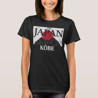 T-shirt Drapeau du Japon Kôbe Fuji