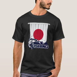 T-shirt Drapeau Du Japon Pêche Au Japon